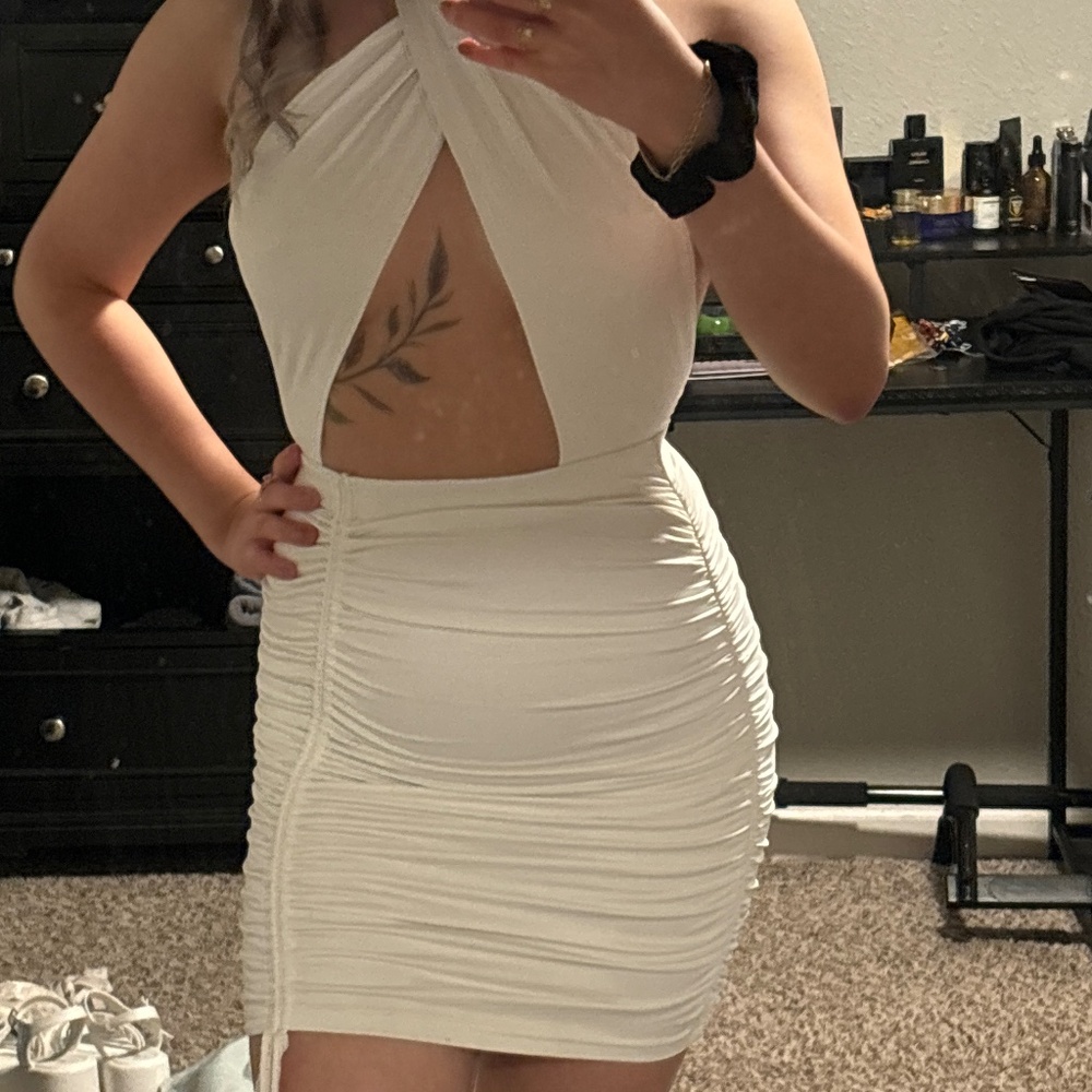 Babyboo white sexy dress